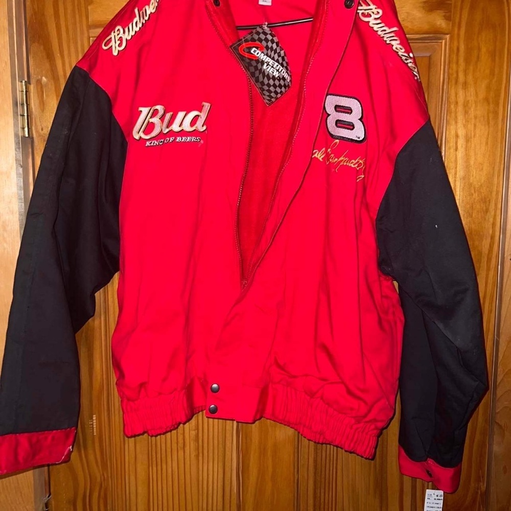 Vintage Dale Earnhardt Jr Budweiser Jacket With Tags